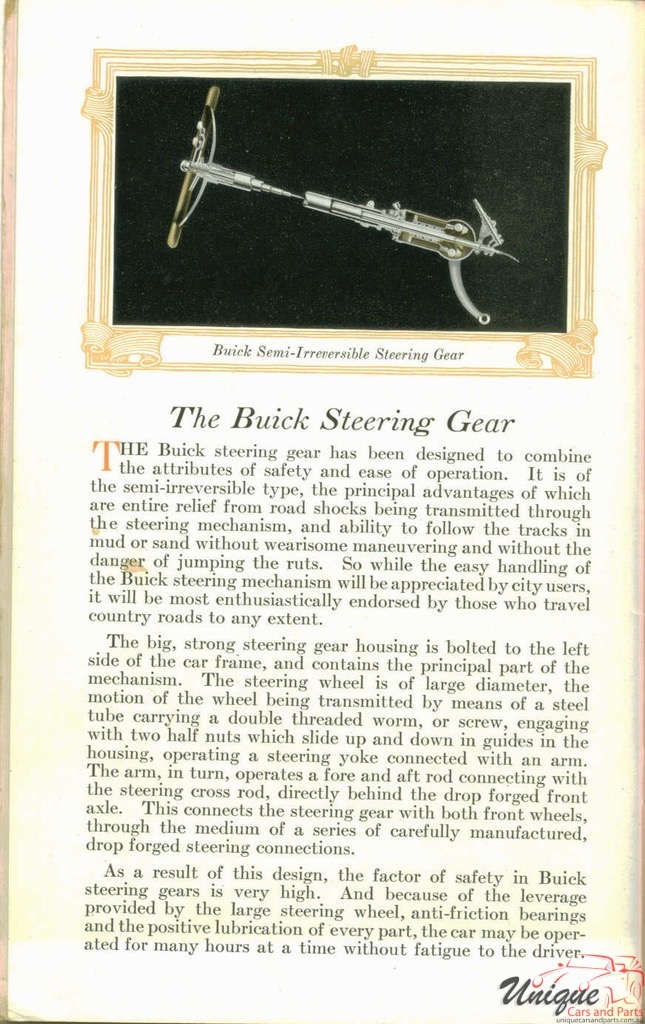 1919 Buick Brochure Page 9